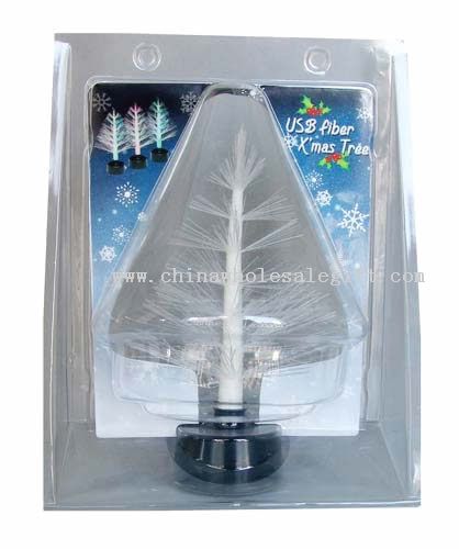 USB 7 barevný vlákno vánoční strom