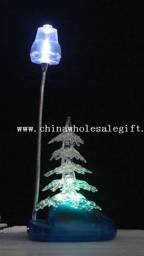 Xmas tree w / lampe de couleur