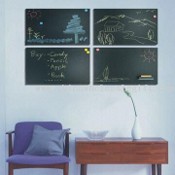 Frameless Magnetic Blackboard with MDF Backing images