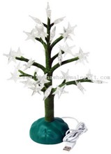 USB 7 color fiber tree with branch star images