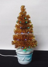 USB de oro de PVC árbol de Navidad con fibra de images