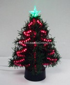 الناقل التسلسلي العام الأخضر عيد الميلاد شجرة حمراء LED فلاش images