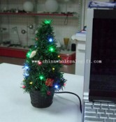 Φως των οδηγήσεων USB PVC Χριστούγεννα δέντρο με 24 images