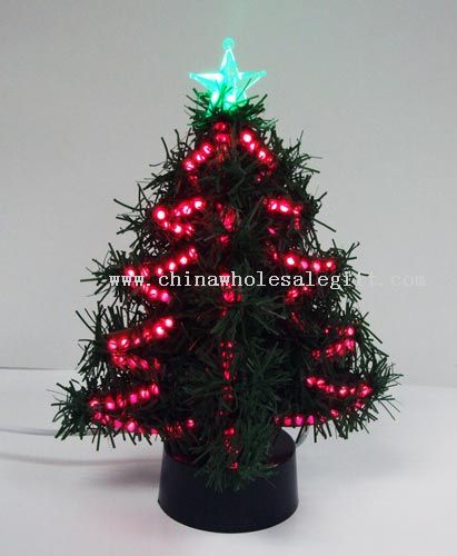 USB rojo verde árbol de Navidad LED flash