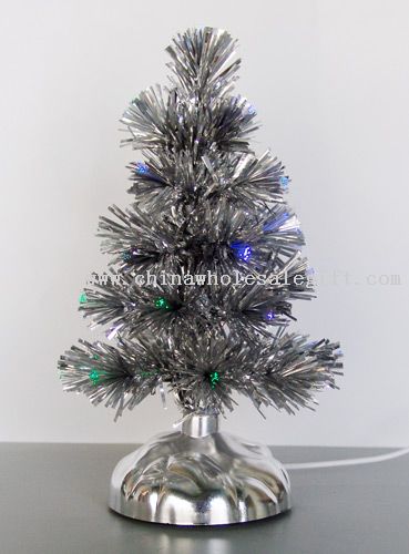 USB Silver PVC vánoční strom s vlákninou