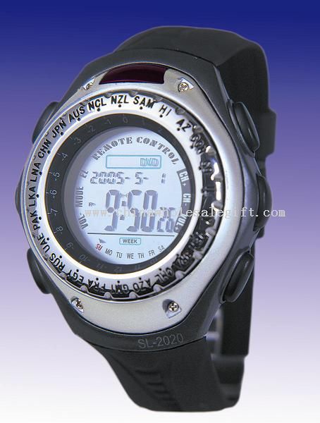 World Time Zone Remote Control Watch