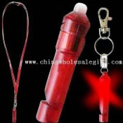 LED Keychian Light dengan tali leher dan Whistle images