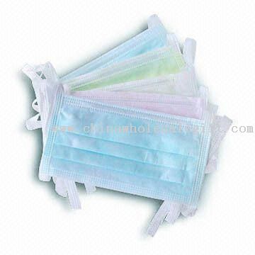 Disposable 3-ply Tie-on Face Masks