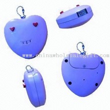 En forma de corazón Keyfinder con función de grabación de images