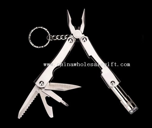 Multi-Function Pliers with keychain torch