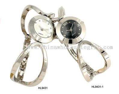 Alloy metal lady bracelet watch