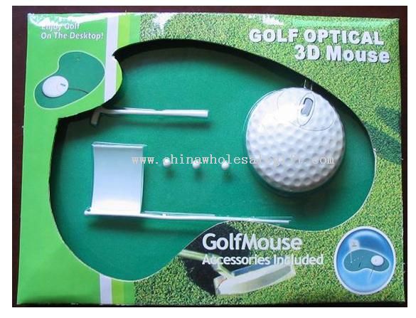 golf do mouse em forma de bola