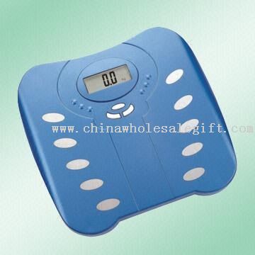 Balança de analisador de gordura corporal digital com 1,25 polegadas LCD