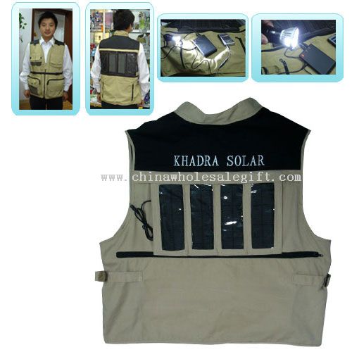 Solar reflective safty vest