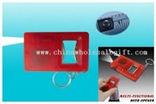 Multifunctional beer opener keychain images