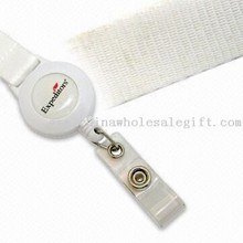 Promotional Polyester Lanyard with Plastic Badge Reel Holder images