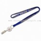 Nylon Lanyard with Badge Reel and Metal Clip Attachment small picture