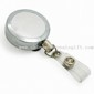 Retractable Key ID Badge Reel with Chrome-plated Finish small picture