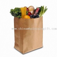 Papier-Lebensmittelgeschäft/Kraft-Einkaufstasche images