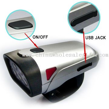 Rechargeable Bicycle Head Lamp