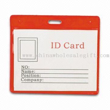 Titular do cartão de identificação transparente