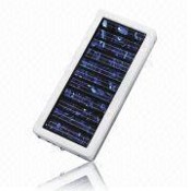 Caricatore solare, adatto per telefoni cellulari, fotocamere digitali, lettori MP3/MP4, Bluetooth e PDA images