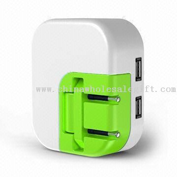 Universal USB Charger for iPhone, iPod, MP3/4, Mobile Phone, and PDA