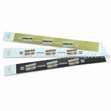 100% Tyvek Wristbands with Snap and Adjustable Holes, Fit Various Wrist Sizes