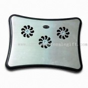 3-ventola Notebook Cooling Pad con spia luminosa e basso rumore images