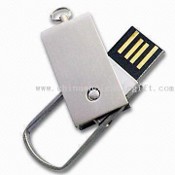 Pivotant USB fulger şofer cu 16MB la 8GB capacitate, din oţel inoxidabil images