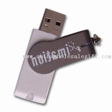 Putar USB Flash Drive dengan 16MB untuk kapasitas 8GB, terbuat dari ABS