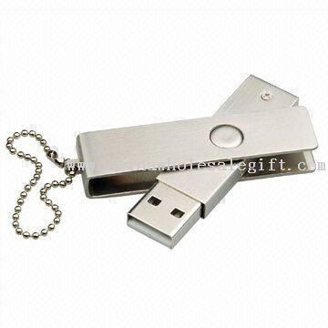 درایو فلش USB مفصل گردنده با پوشش استیل و 64 مگابایت به ظرفیت 8 گیگابایت