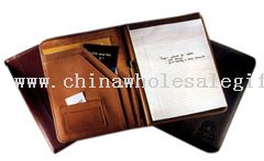 Deluxe Leather Writing Pad Holder