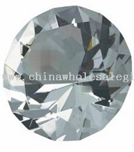 Crystal Faceted Diamond Paperweight images