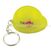 Hard hat stress reliever key chain. images