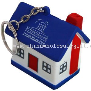 House-stress reliever key chain/key tag/key holder
