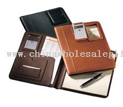 Leather Pad Holder with Pneumatic Calculator