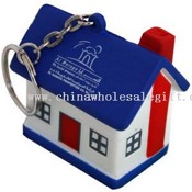 House-stress reliever key chain/key tag/key holder images