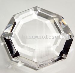 Optically Perfect Octagon Paperweight