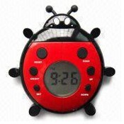 Shower FM Radio with Built-in Antenna and LCD Clock, Waterproof Feature images