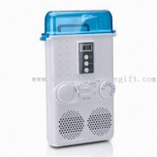 Shower Stereo Media Player with Clock and Built-in Antenna images