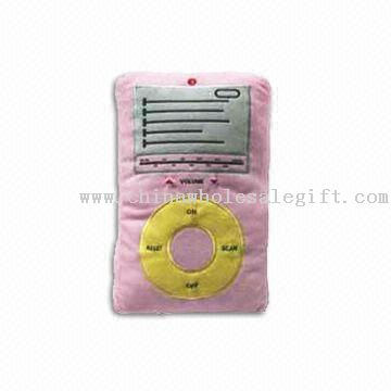 Plushed MP3, FM Scanned Radio with Speaker, Buttons for On, Off, Scan, Reset and Volume