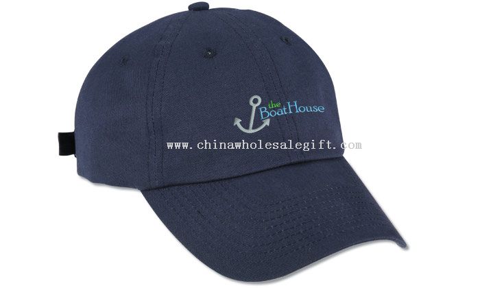 Brushed Cotton Twill Cap - Embroidered