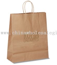 Kraft kağıt kahverengi Eko alışveriş çantası