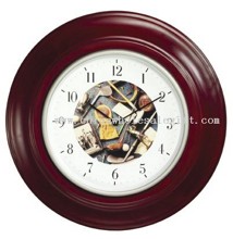Mahogany Stained Wall Clock images