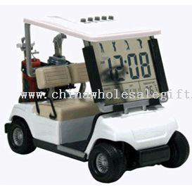 Replika golfvogn - LCD skrivebordsuret