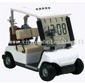 Replika golfvogn - LCD skrivebordsuret small picture