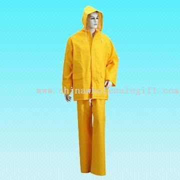 Industrial Rainsuit Made of PVC/Polyester