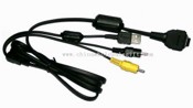 Digital Camera USB and AV Cable for Sony images