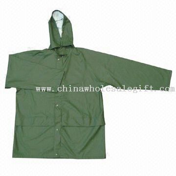 PU Rainwear Jacket, Made of PU/Polyester